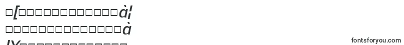フォントNuorderDemibolditalic – ベンガル文字